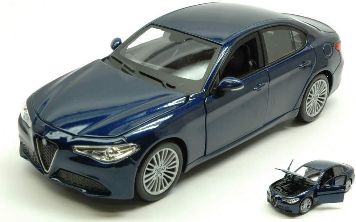 * 18-01270  Bburago -  Alfa Romeo Giulia 2016 Blu  - Scala 1:24